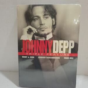 Johnny Depp - Triple Feature (DVD, 2008, 3-Disc Set) BRAND NEW AND SEALED